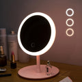 Led round make up mirror